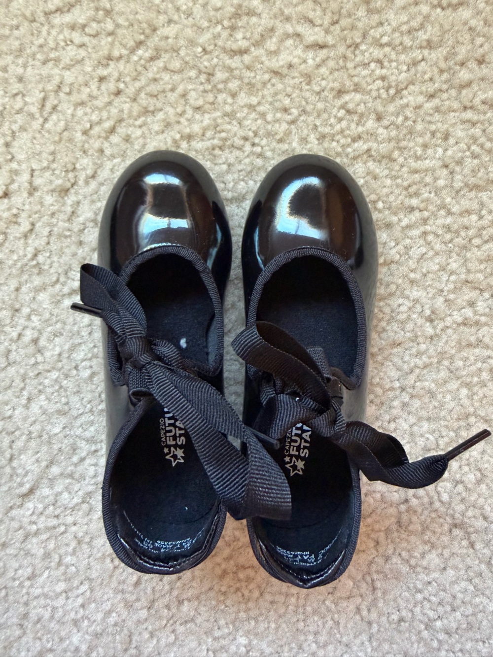 Capezio Black Tap Shoes Size 9M
